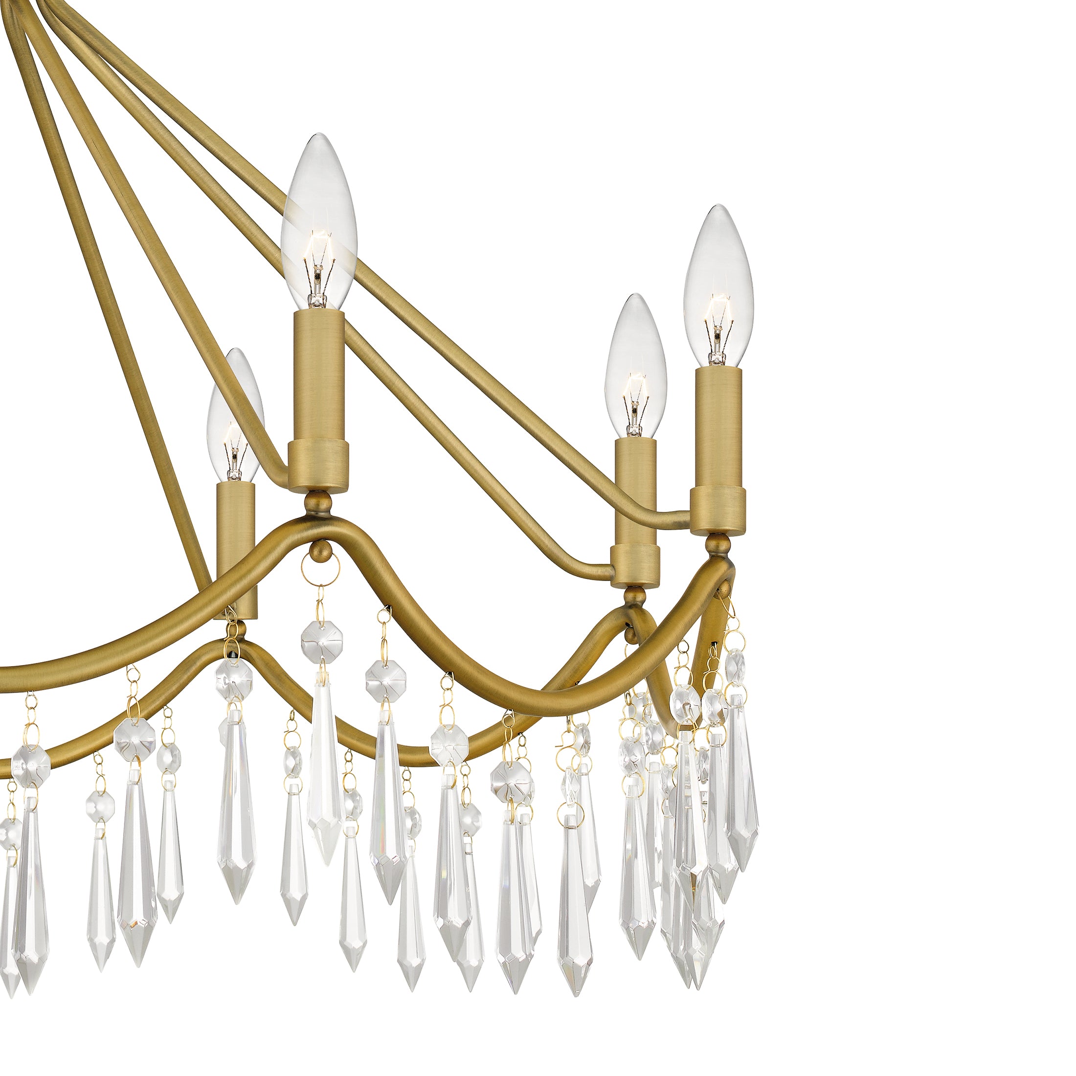 Quoizel Airedale Chandelier lustr mosazná