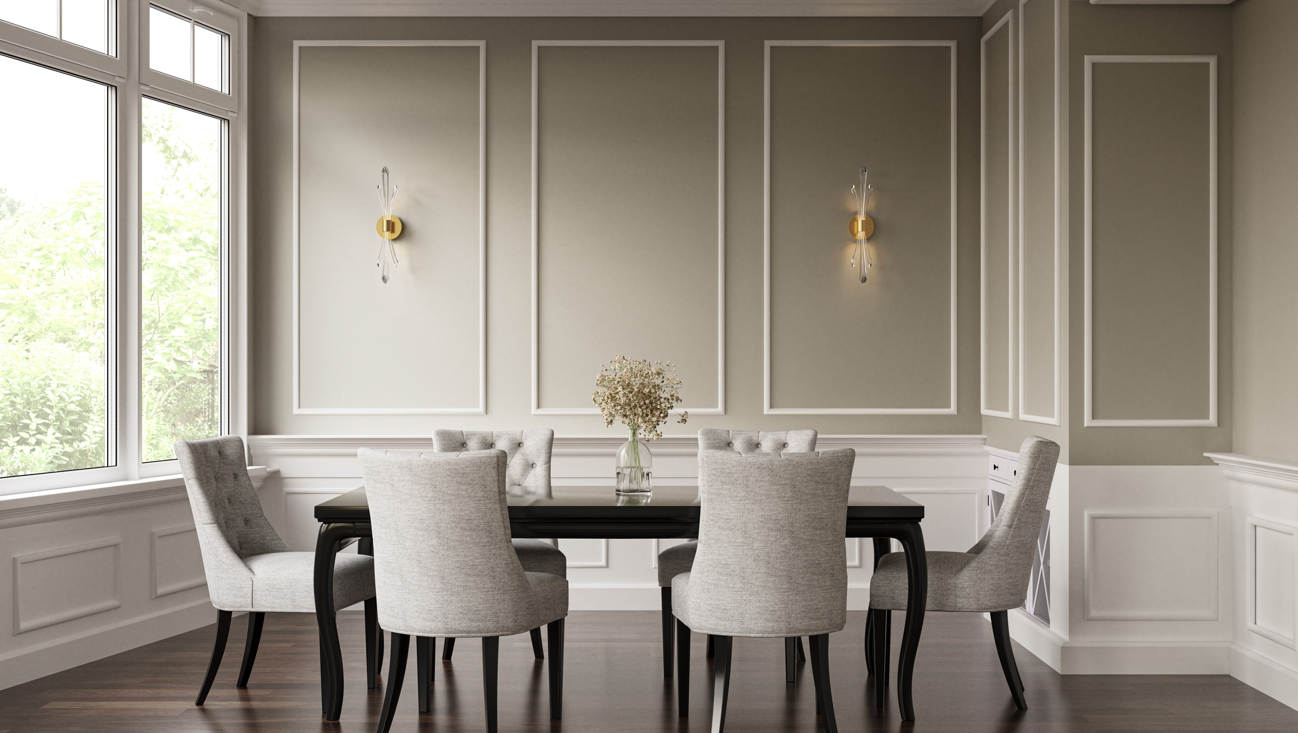Quoizel Cecily Wall Sconce nástěnné svítidlo zlatá