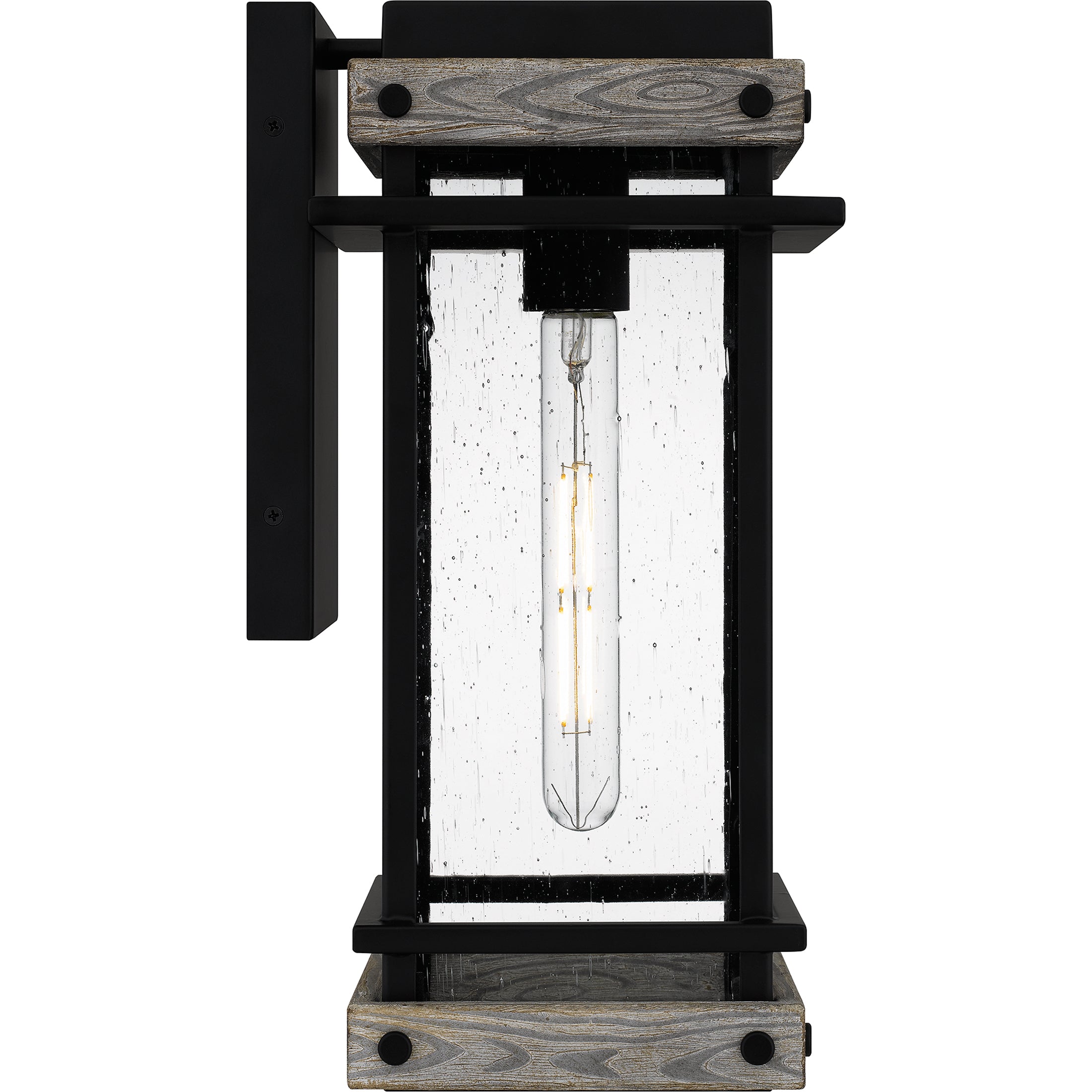 Quoizel Strader Wall Light venkovní lampa 11,5" matná černá