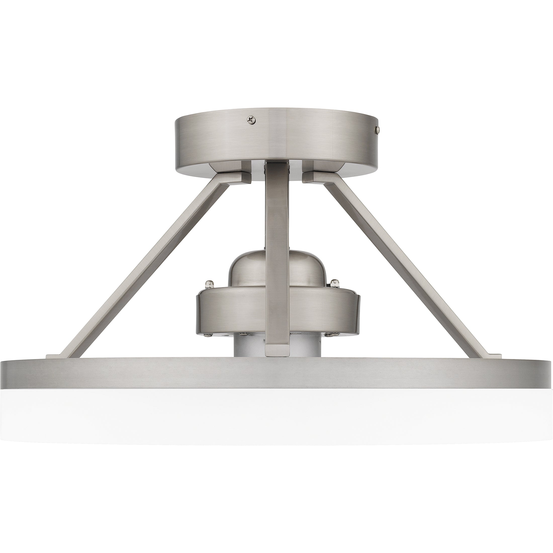 Quoizel Cohen svítidlo LED kruh brushed nickel moderní