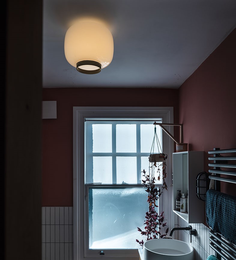 Foscarini Chouchin 3 Reverse stropní světlo sklo