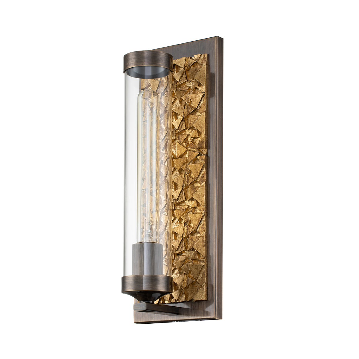 Gilded Nola Elysian 1 Light nástěnné světlo bronzové