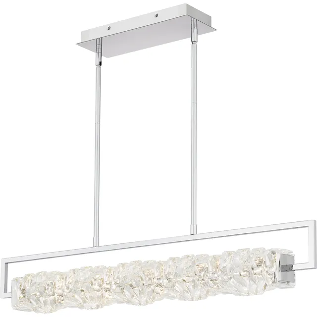 Quoizel Klass lineární lustr Polished Chrome LED
