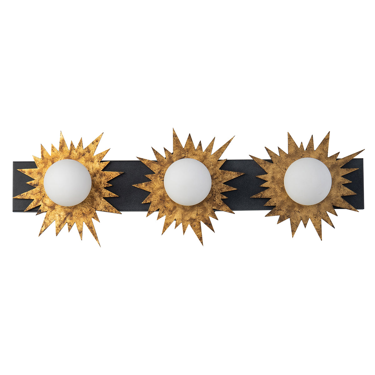 Gilded Nola Soleil koupelnové svítidlo 3 světla globes