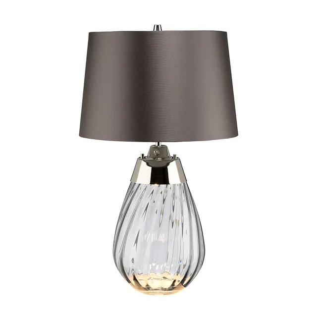 Gilded Nola Lena malá stolní lampa smoke brown
