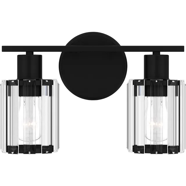 Quoizel Isla Bath Light koupelnové svítidlo černé 3 světla