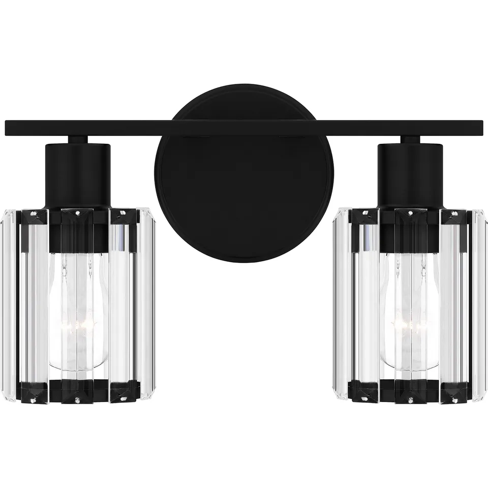 Quoizel Isla Bath Light koupelnové svítidlo černé 3 světla