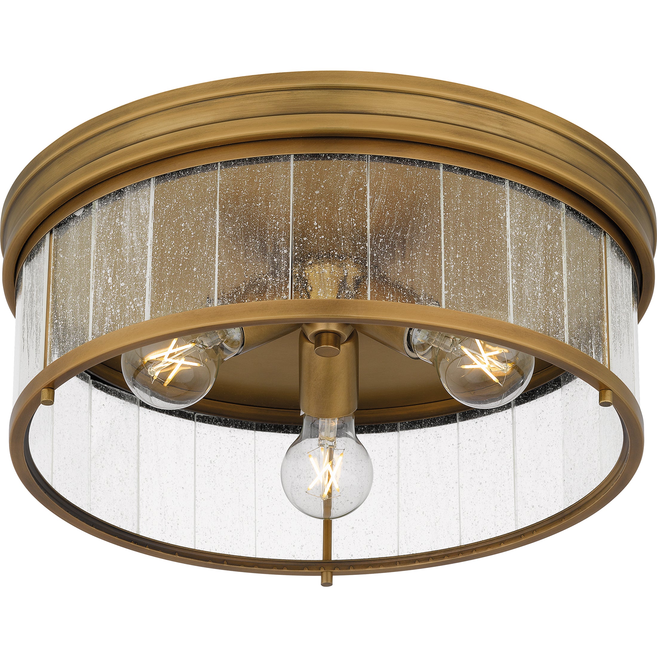 Quoizel Theodora Flush Mount stropní svítidlo mosazné