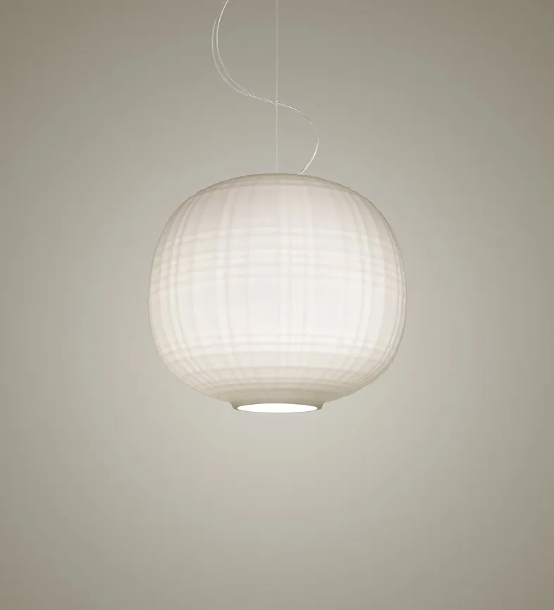 Foscarini Tartan závěsné svítidlo skleněné
