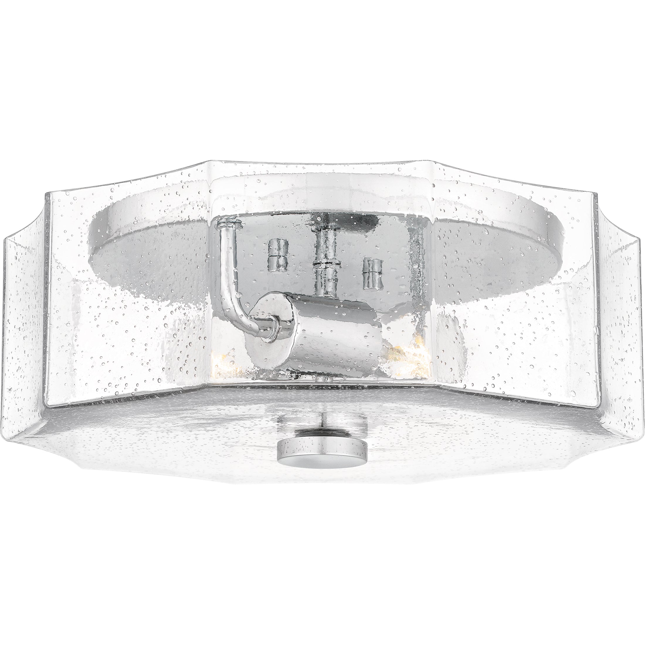 Quoizel Kaplan stropní svítídlo Polished Chrome sklo
