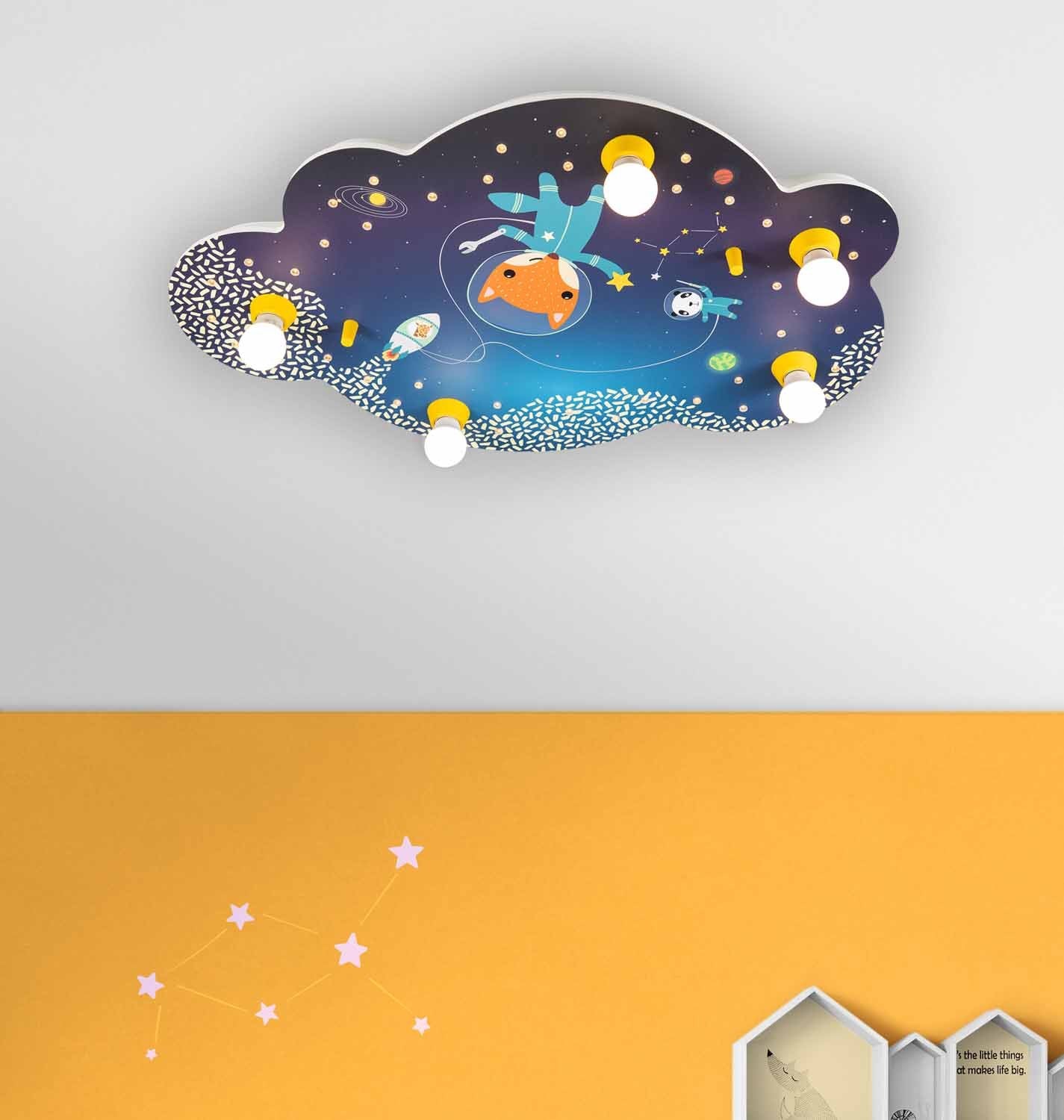 Elobra Little Astronauts Space Mission stropní světlo mrak