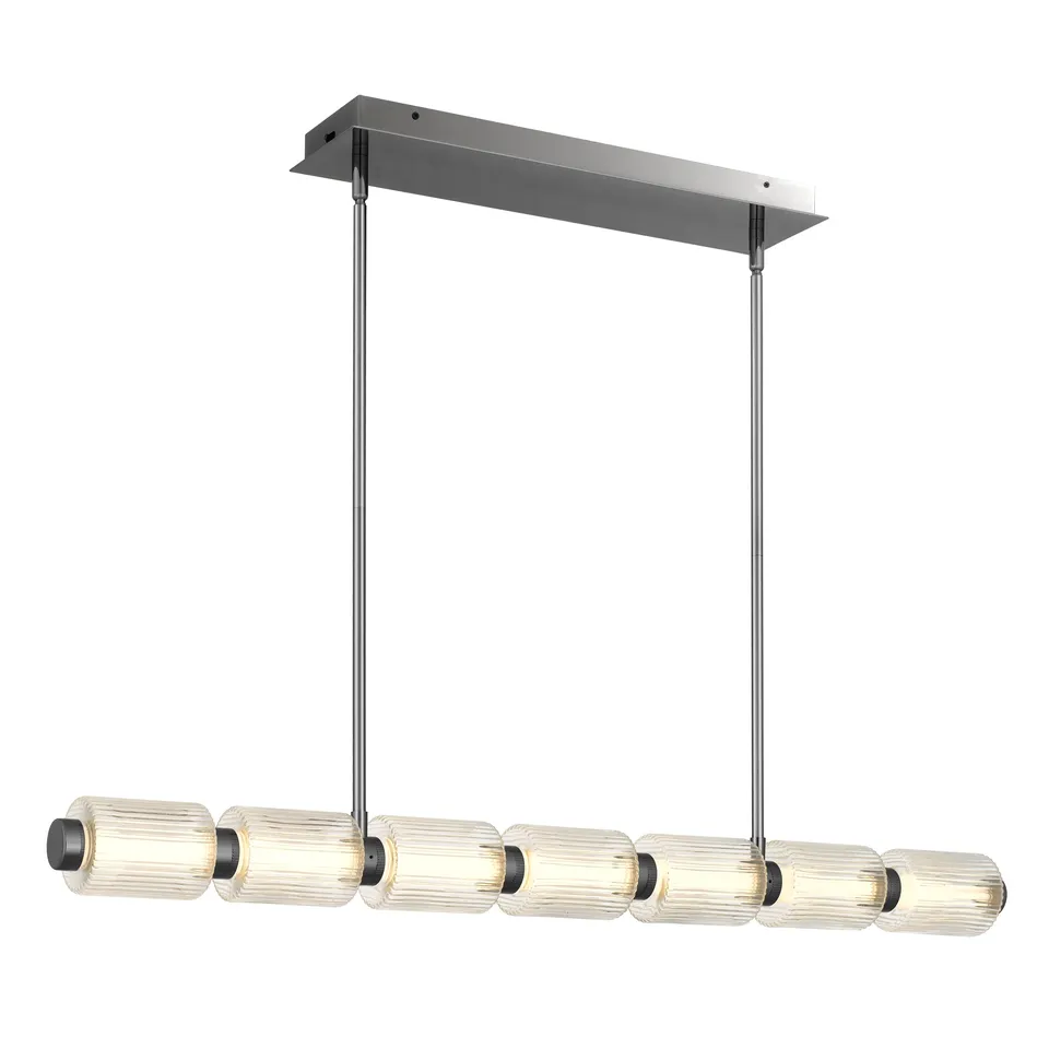 Quoizel Turner ostrovní svítidlo black chrome LED