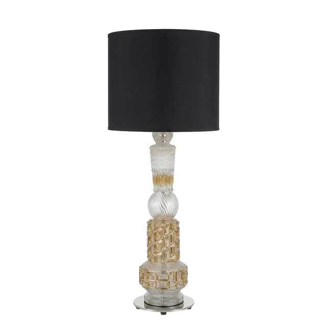 Design by Us Vintage lampa stolní skleněná