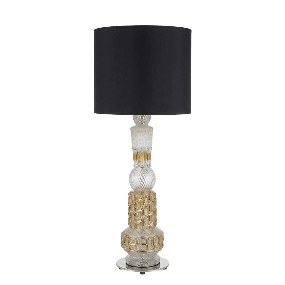 Design by Us Vintage lampa stolní skleněná