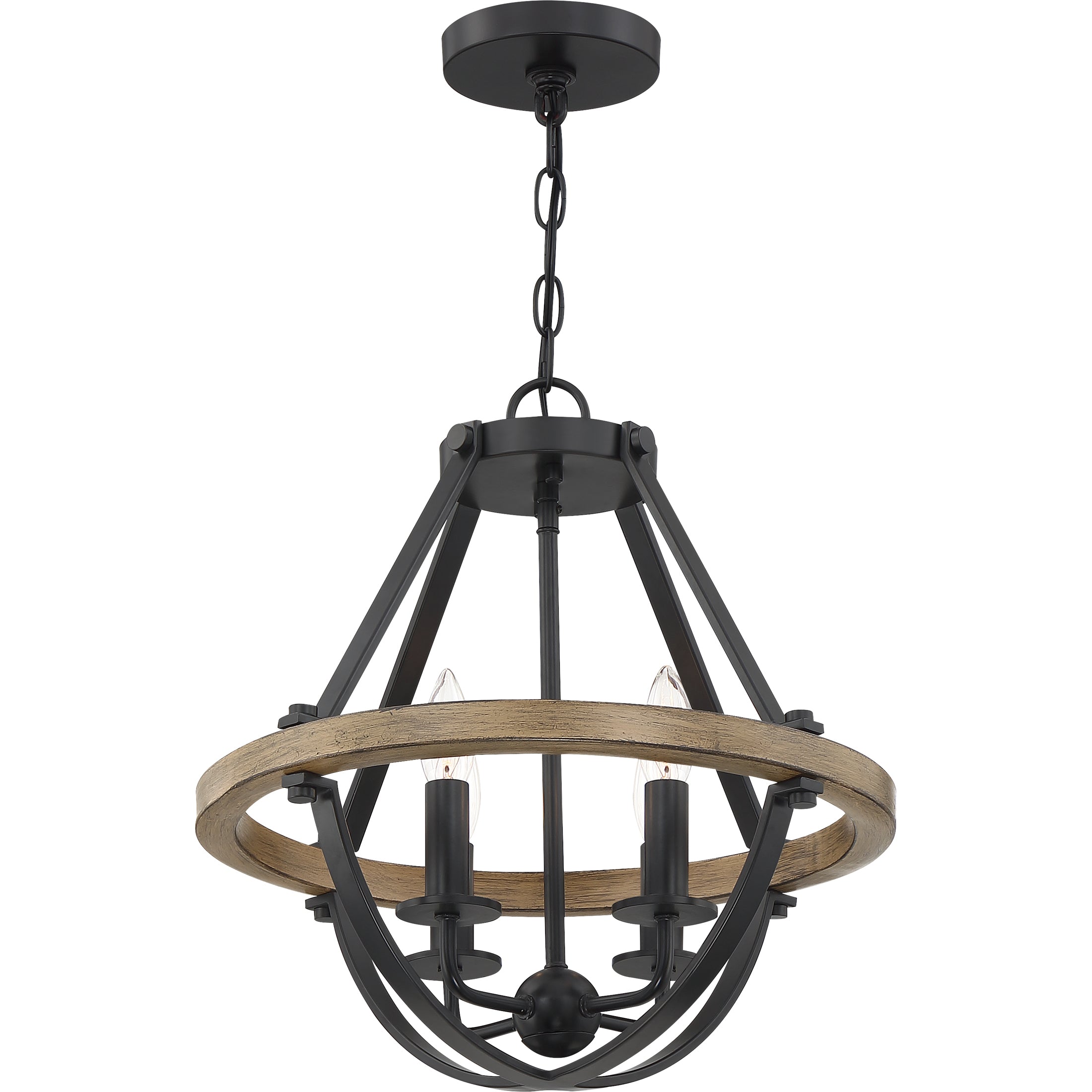 Quoizel Bartlett Pendant závěsné svítidlo černá 16"