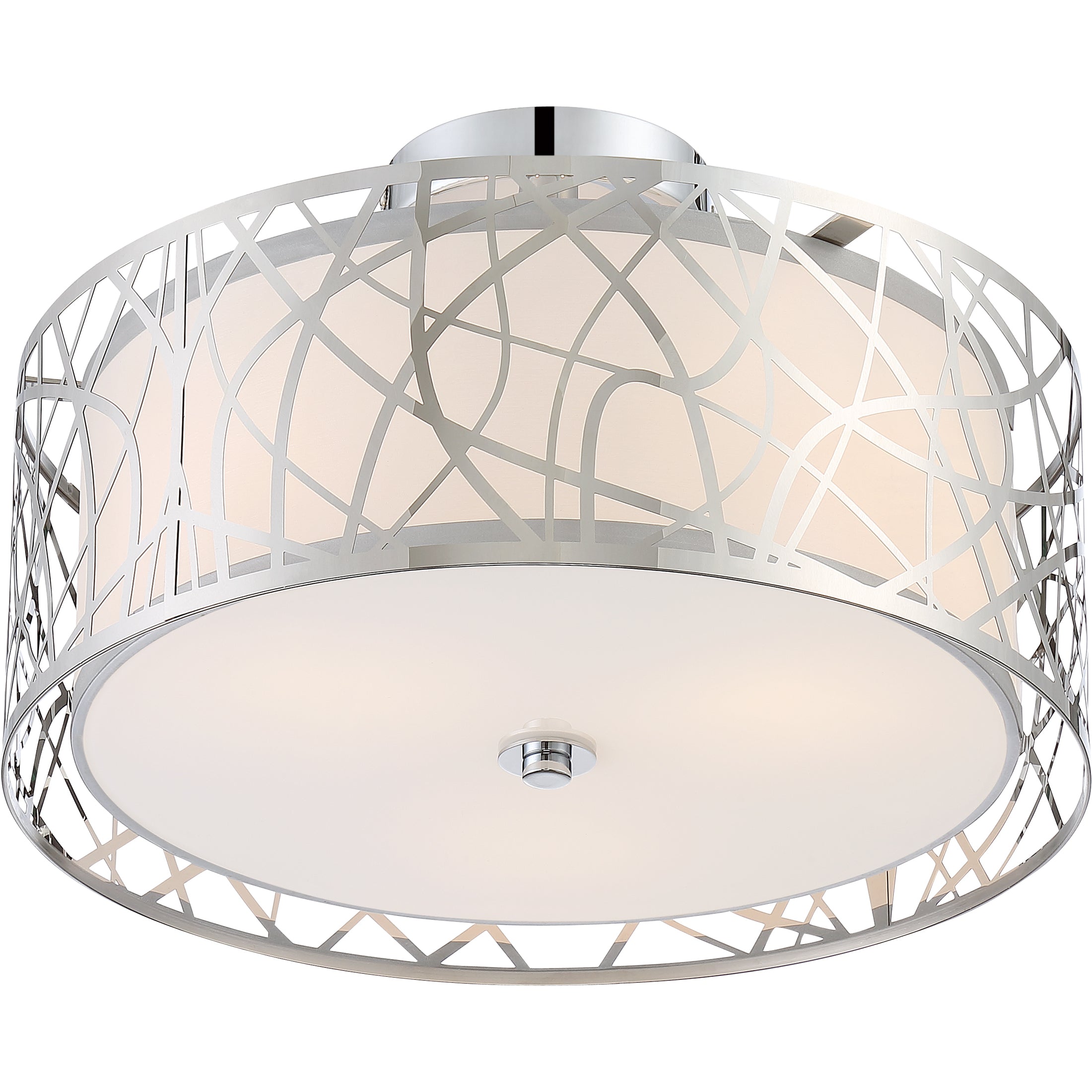Quoizel Abode Semi-Flush stropní svítidlo chrom