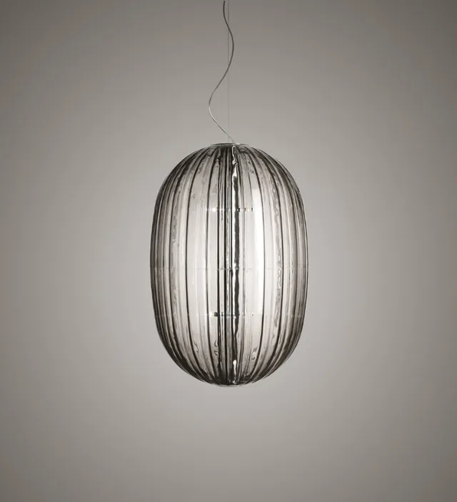 Foscarini Plass závěsná lampa transparentní