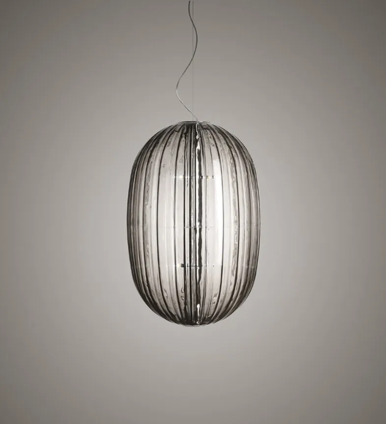 Foscarini Plass závěsná lampa transparentní