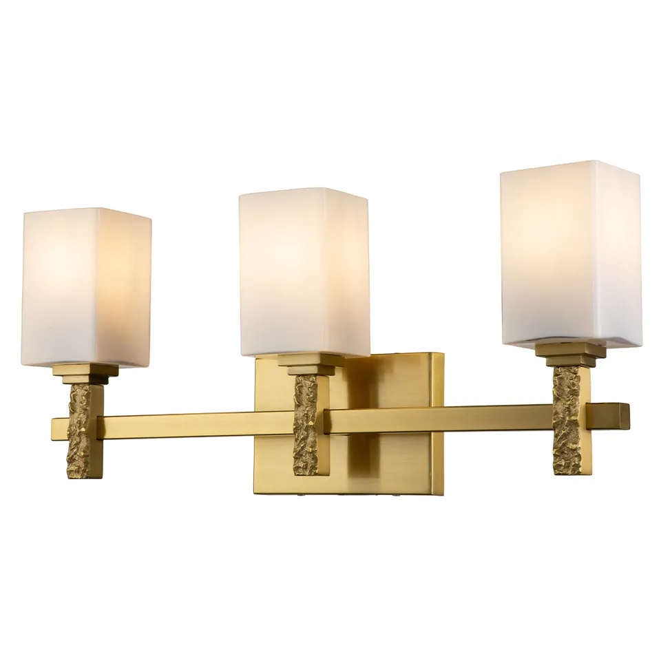 Gilded Nola Jack 3 Light koupelnové svítidlo mosazné