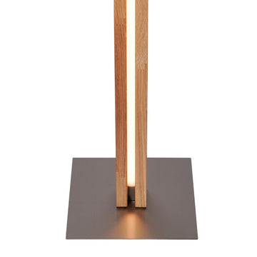 Elobra Panama stojací lampa dubová LT