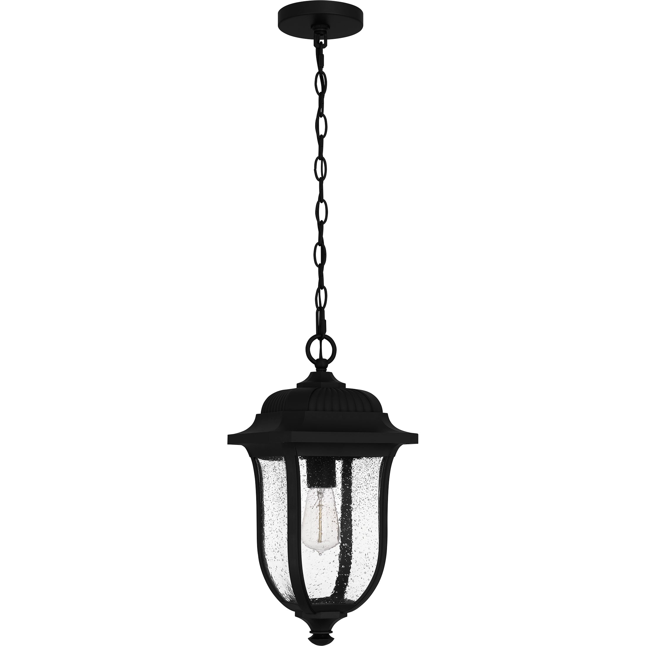 Quoizel Mulberry venkovní závěsná lucerna Matte Black