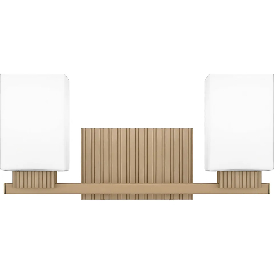 Quoizel Joyner Bath Light koupelnové svítidlo bronzové opál