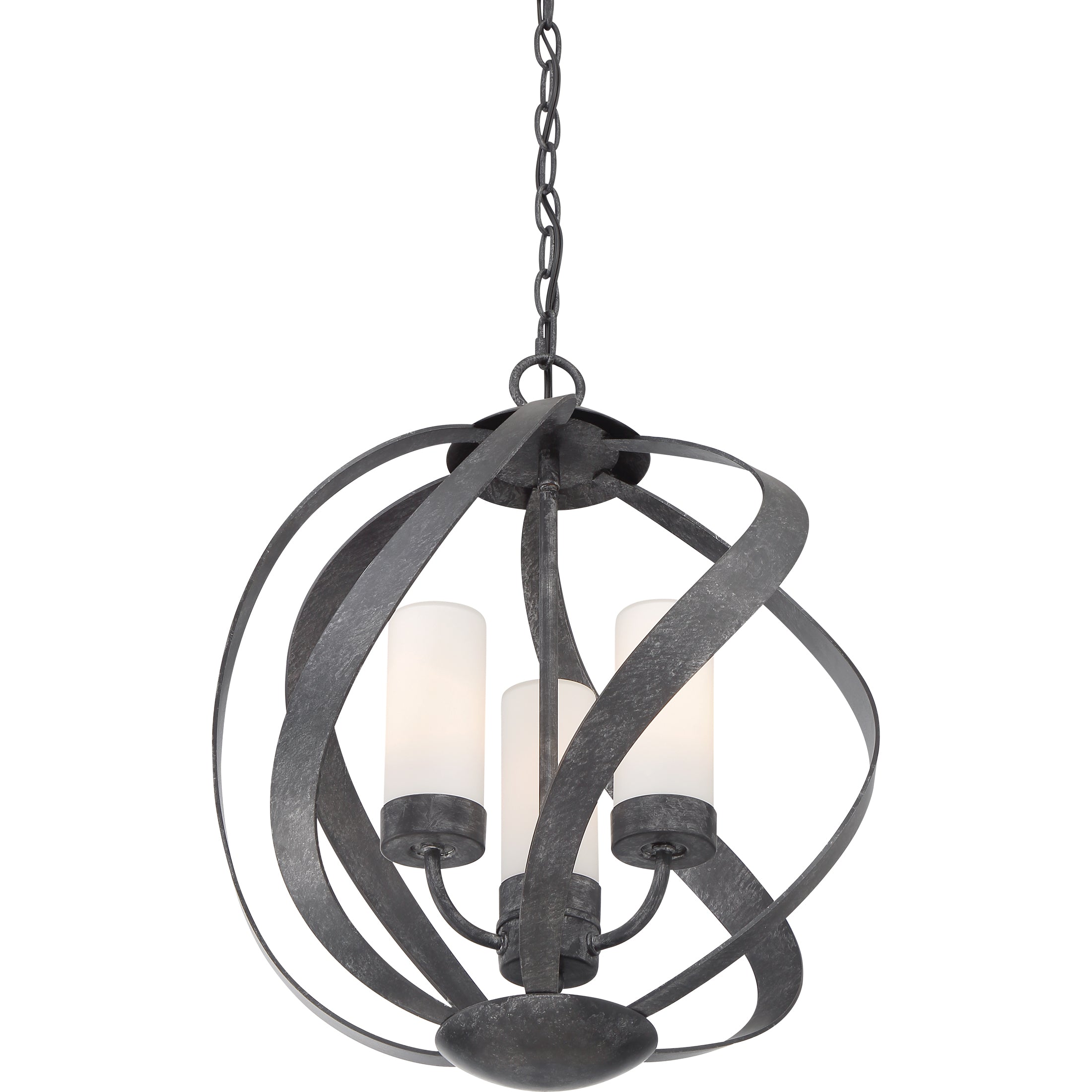 Quoizel Blacksmith závěsné svítidlo 19,5" stará černá