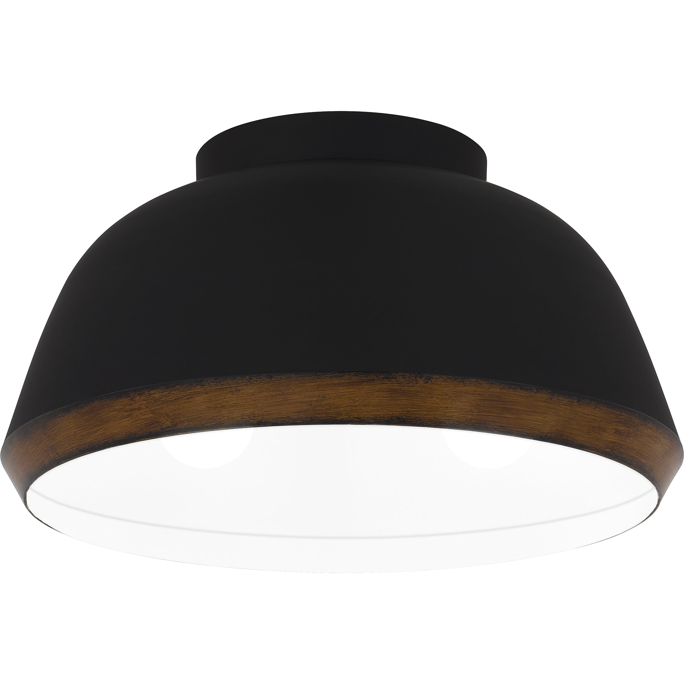 Quoizel Tamara Flush Mount stropní svítídlo black kovové