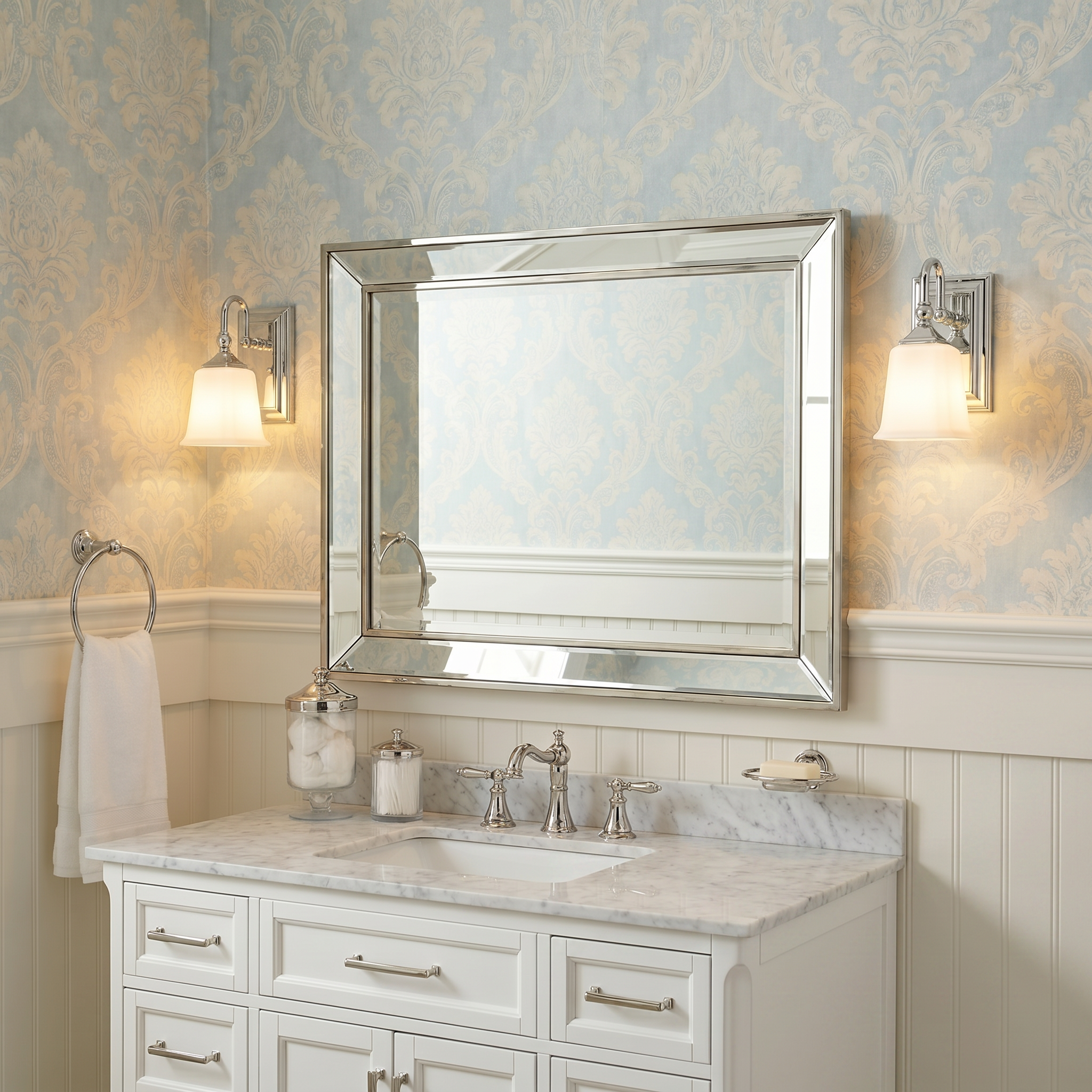 Quoizel Nicholas nástěnné svítidlo Brushed Nickel