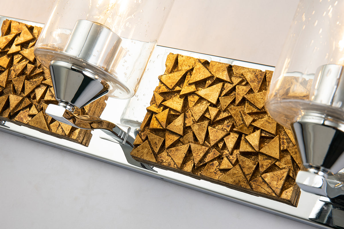 Gilded Nola Bocage 4 Light koupelnové svítídlo chrom zlato
