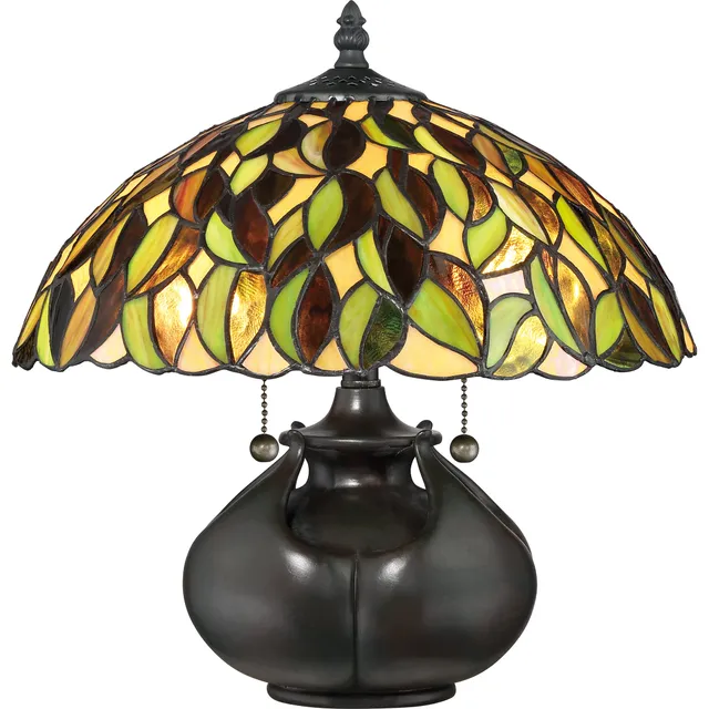 Quoizel Greenwood Table Lamp stolní lampa valiant bronze mozaika