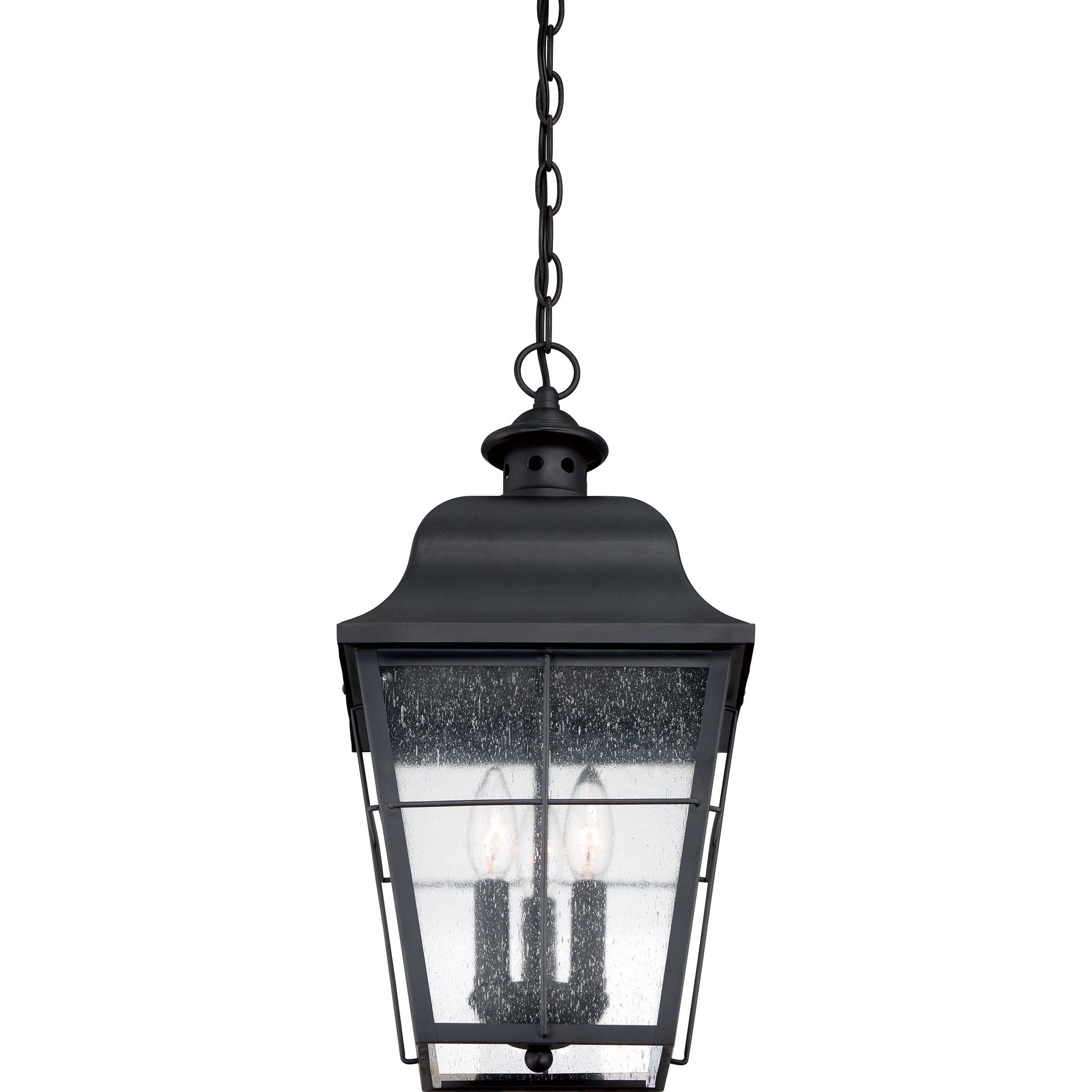 Quoizel Millhouse závěsná venkovní lucerna Mystic Black