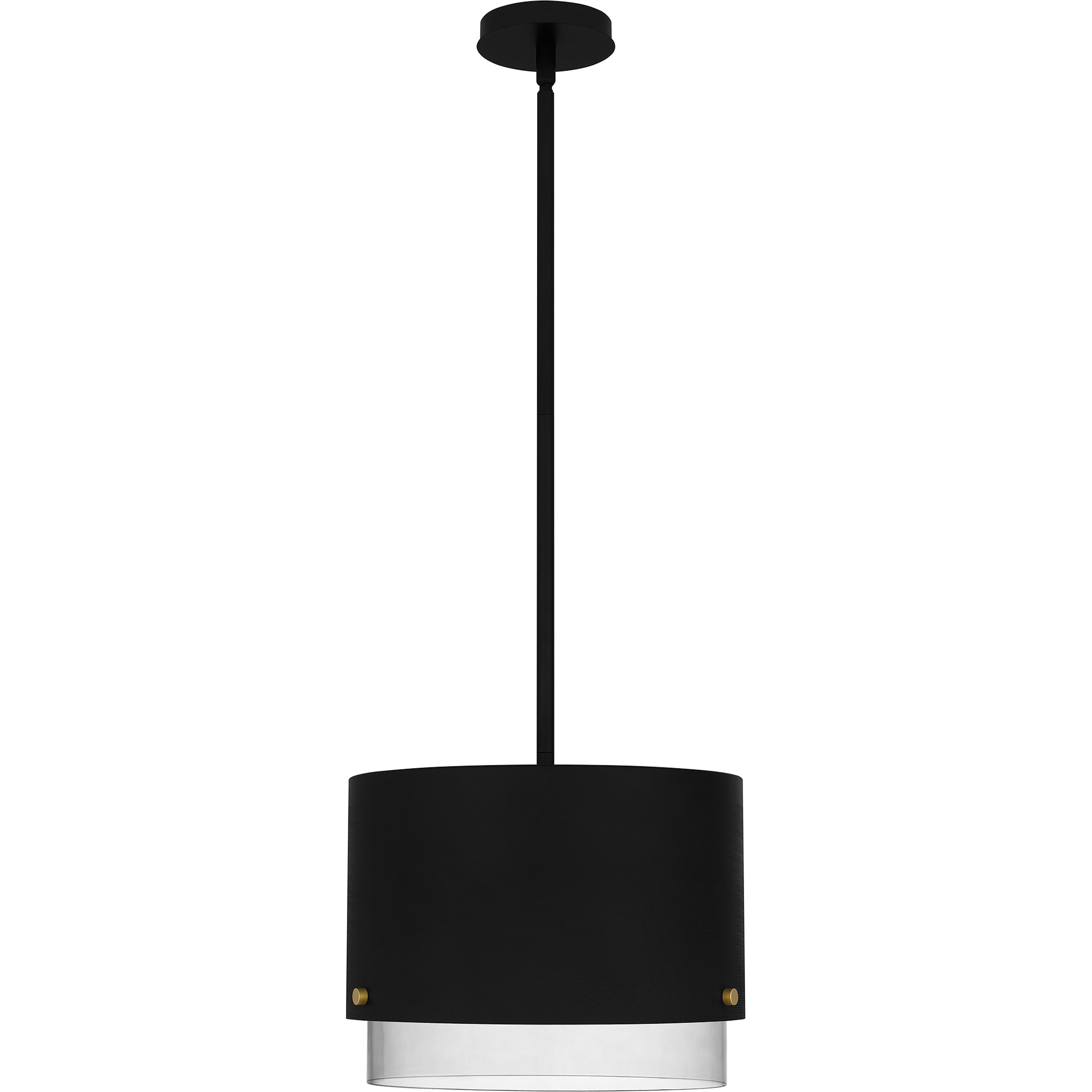Quoizel Elio závěsné svítídlo 14,5" černé LED