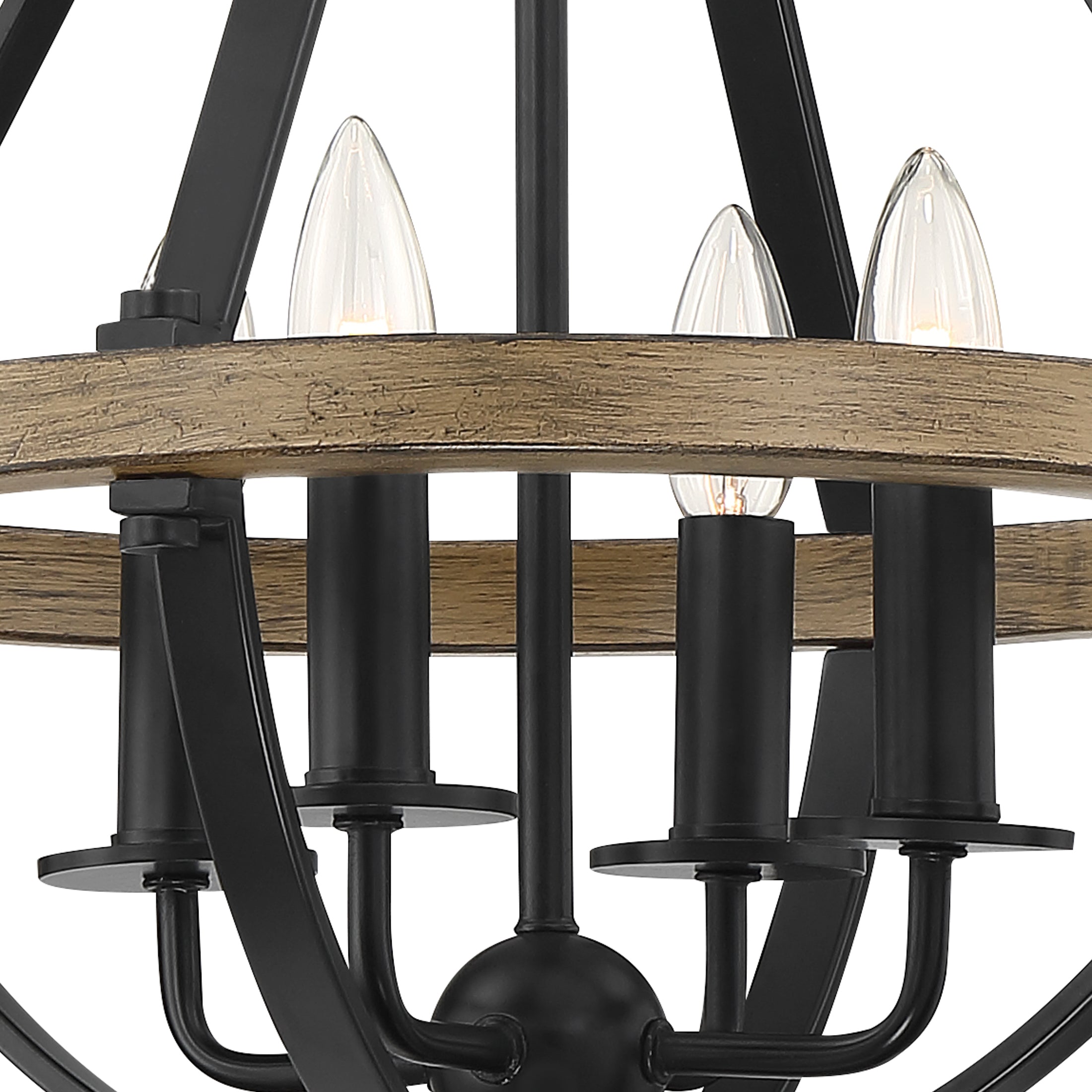 Quoizel Bartlett stropní svítidlo Earth Black teplé