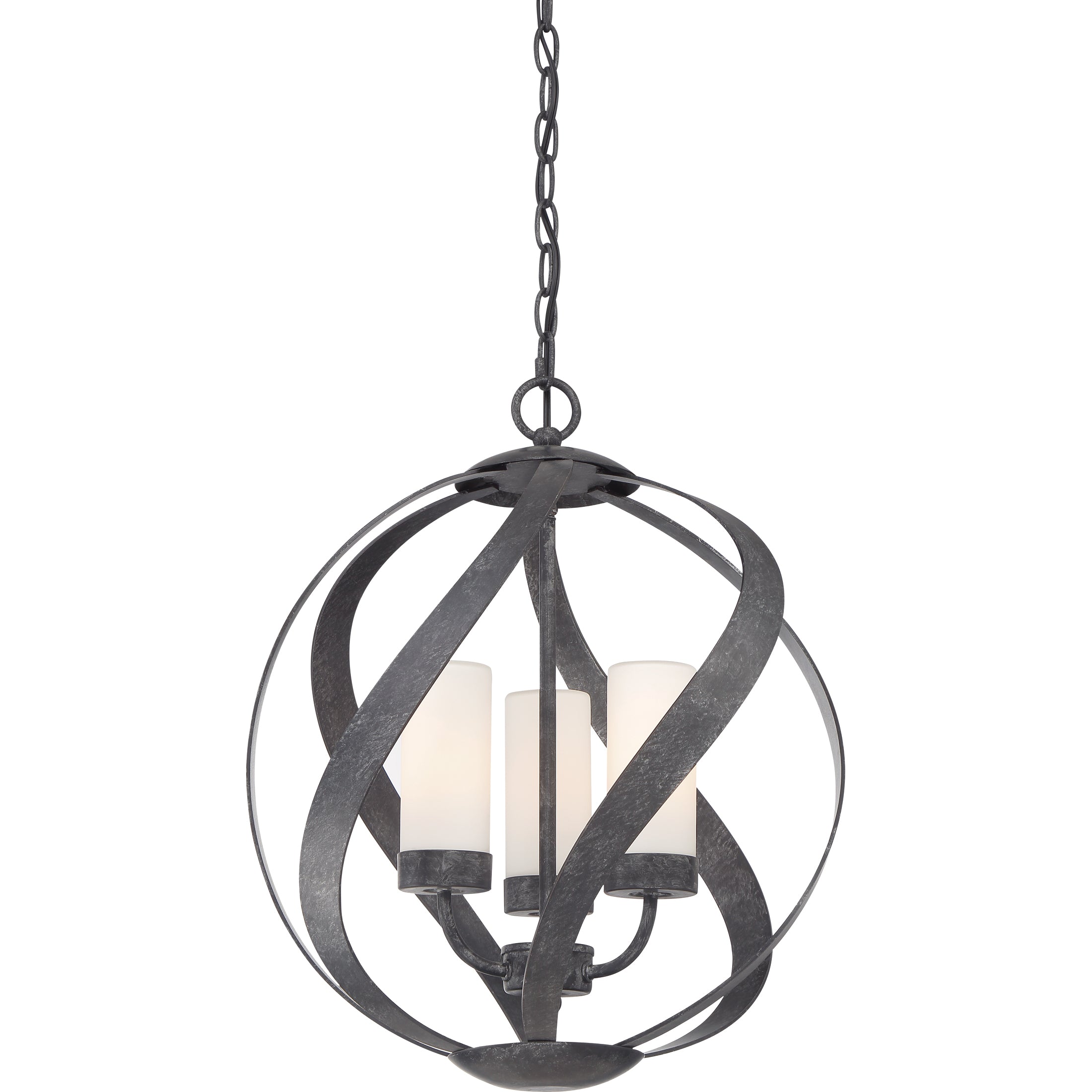Quoizel Blacksmith závěsné svítidlo 19,5" stará černá