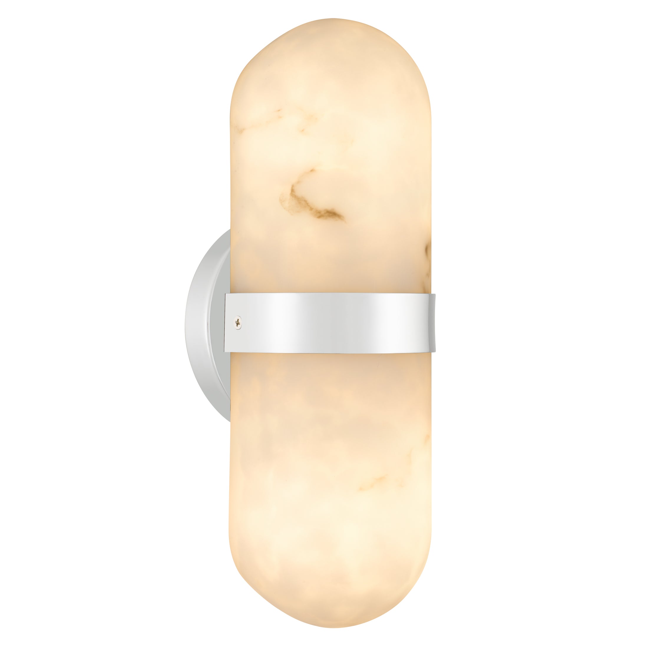 Quoizel Bree nástěnná lampa matná černá alabastr