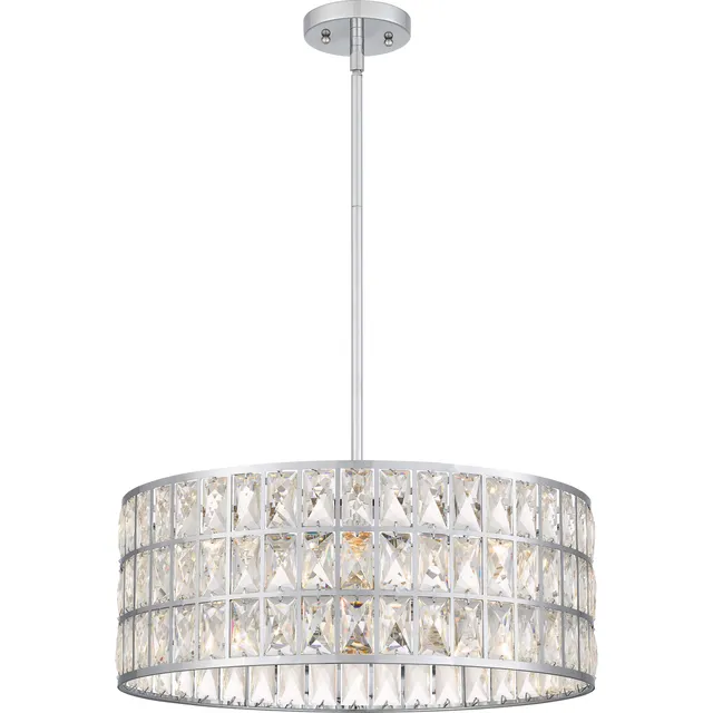 Quoizel Gibson Pendant závěsný lustr černá krystal