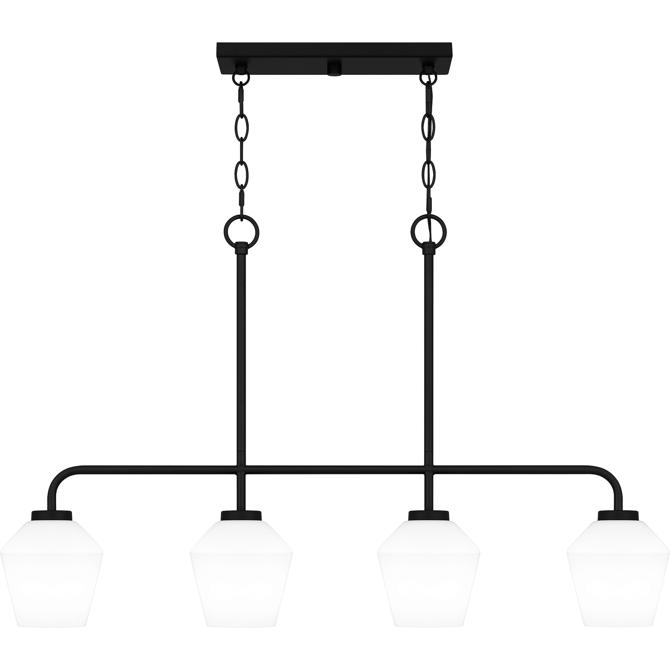 Quoizel Nielson lineární lustr černá matte black