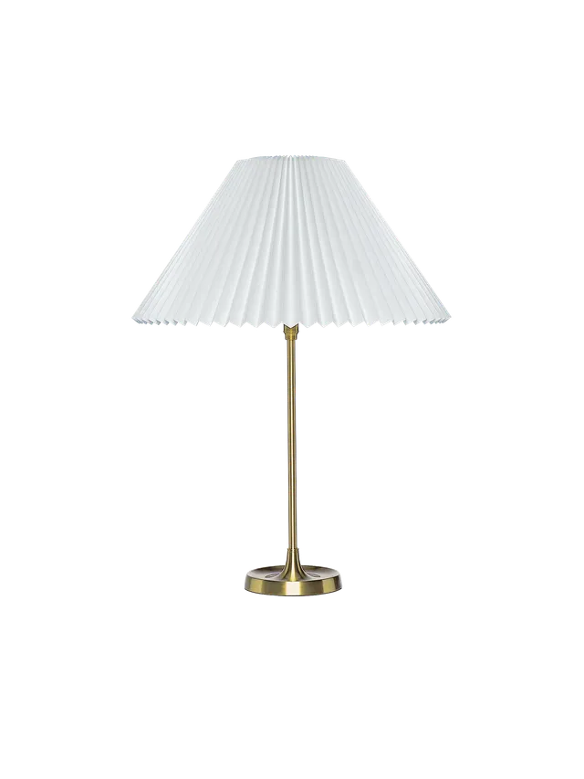 Le Klint 307 stolní lampa mosaz papírové stínidlo