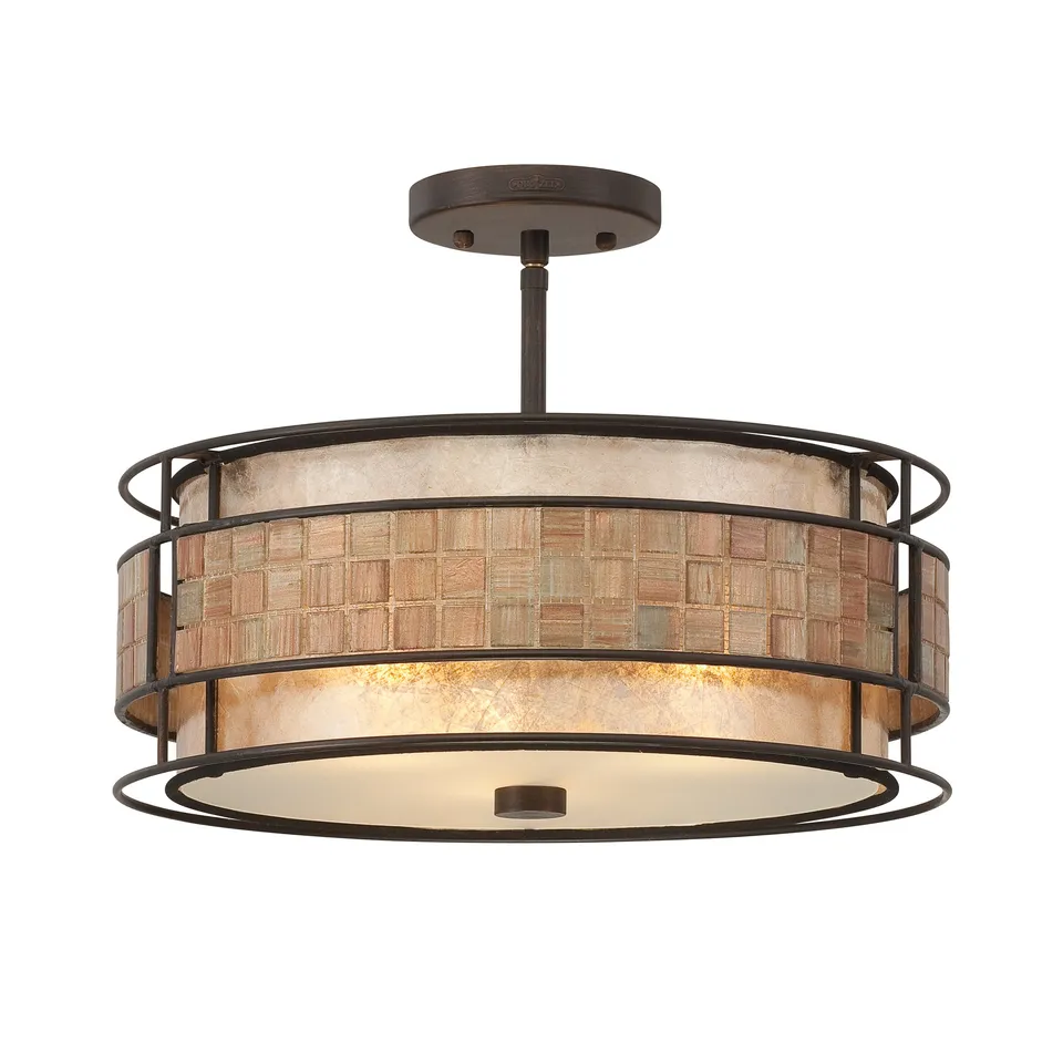 Quoizel Laguna Semi-Flush stropní svítidlo měděné