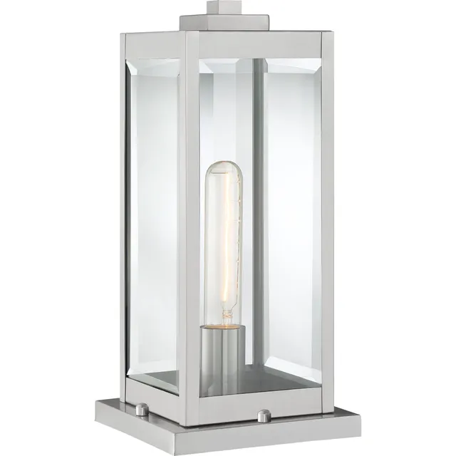 Quoizel Westover Pier Mount sloupkové svítidlo nerez 16"