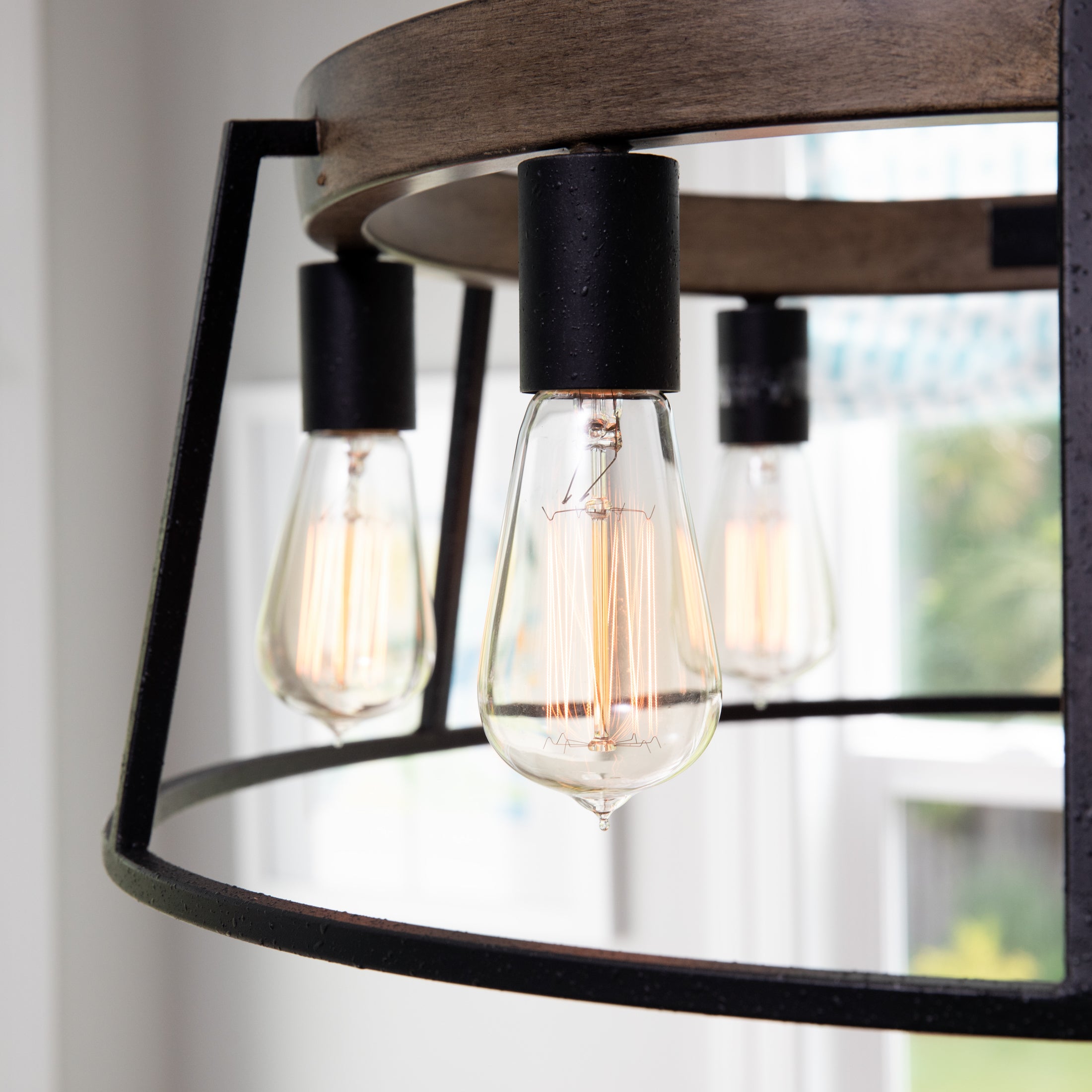 Quoizel Brockton lustr Grey Ash