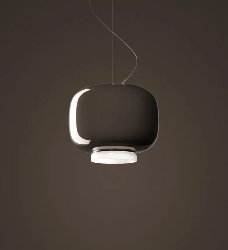 Foscarini Chouchin 3 závěsná lampa šedá kompaktní