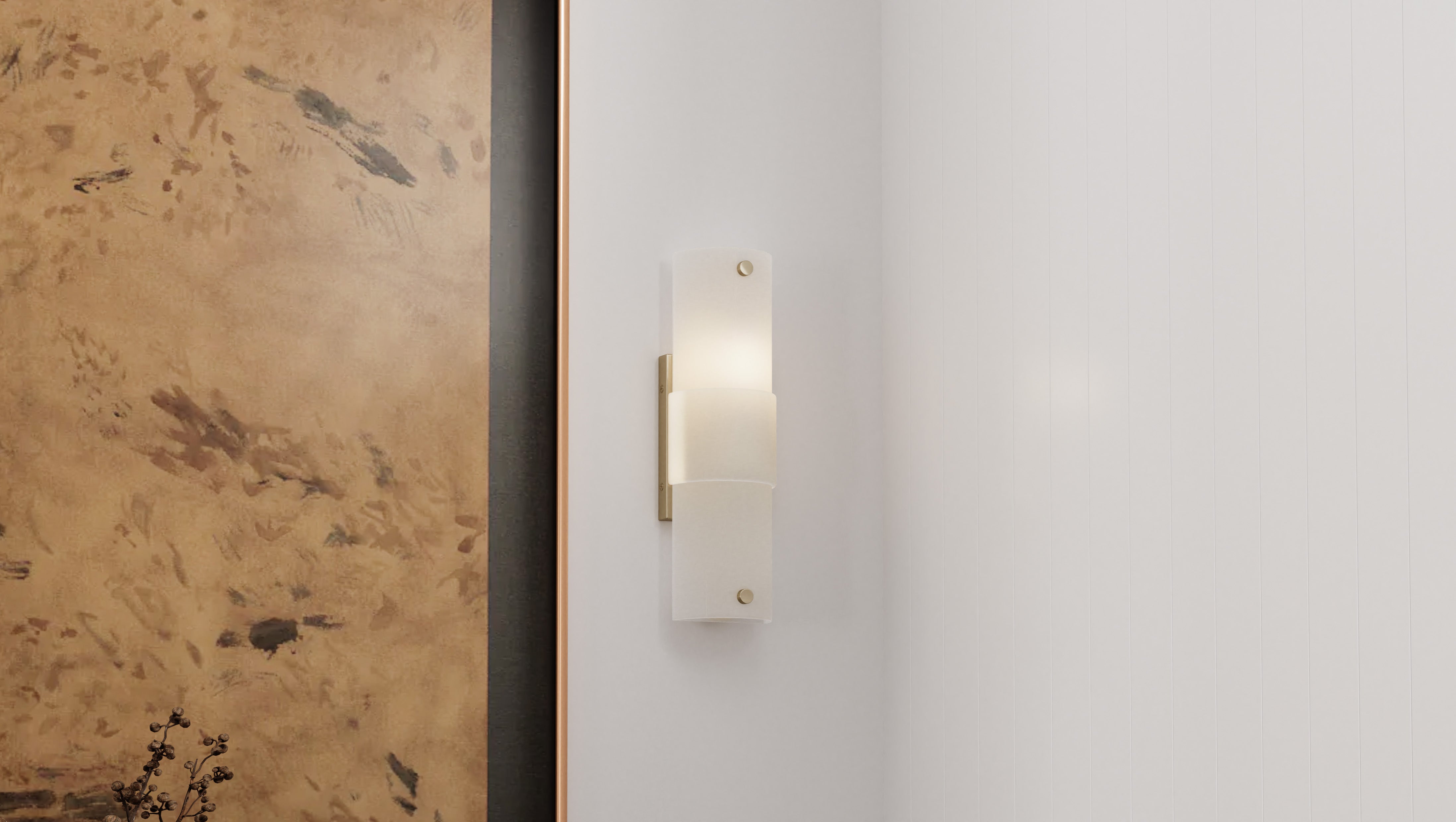 Quoizel Finnegan Wall Sconce nástěnné světlo bronze gold 22"