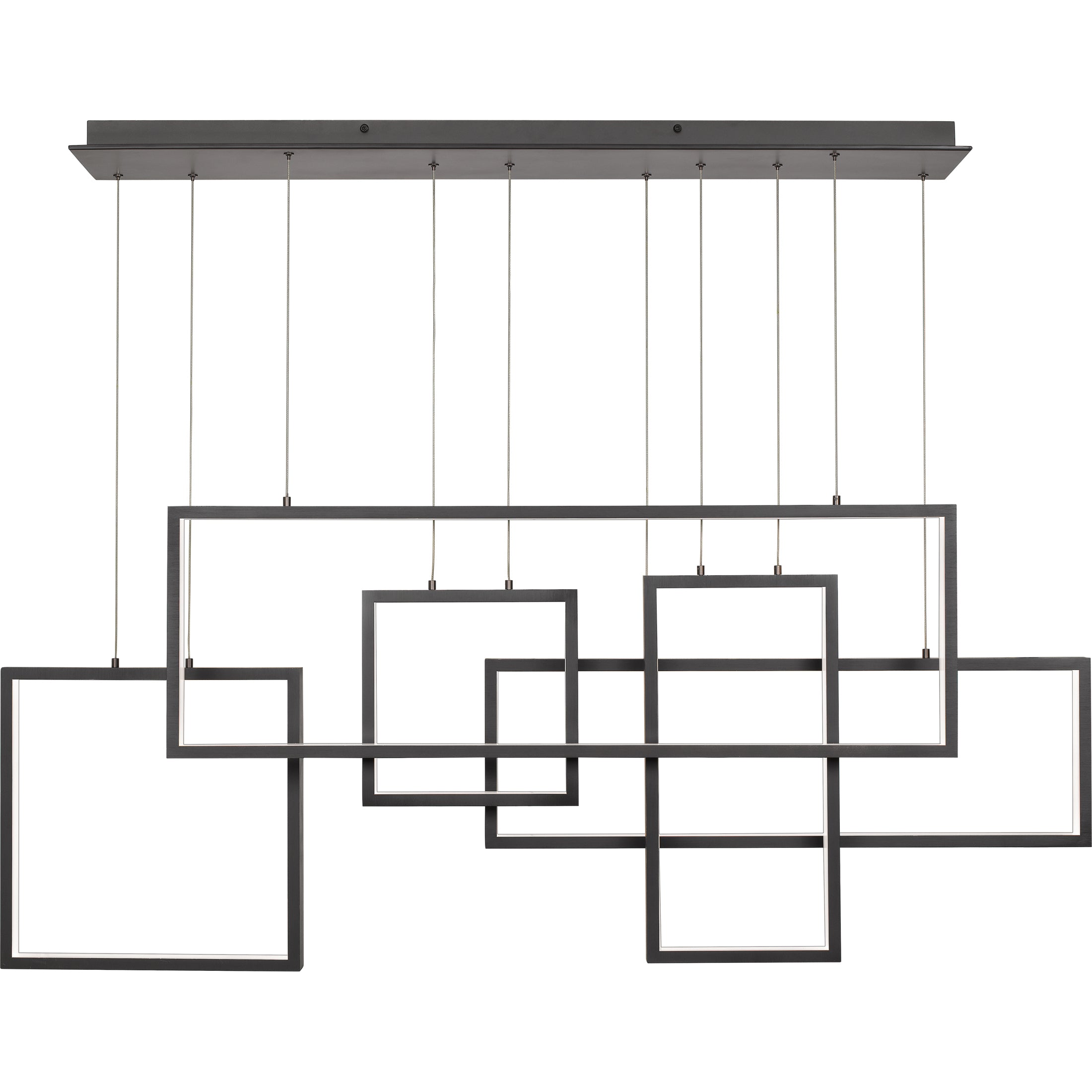 Quoizel Canvas Island Light lineární lustr bronzový LED