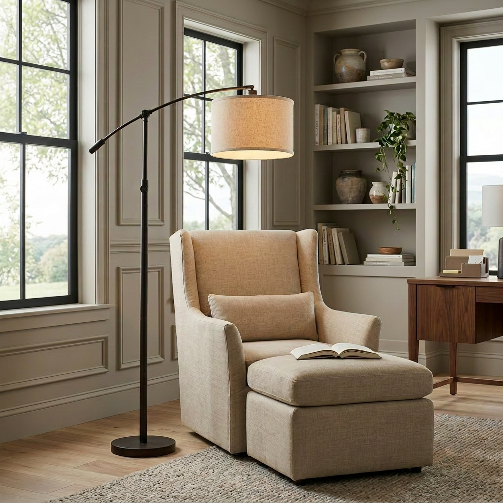 Quoizel Clift stojací lampa Oil Rubbed Bronze