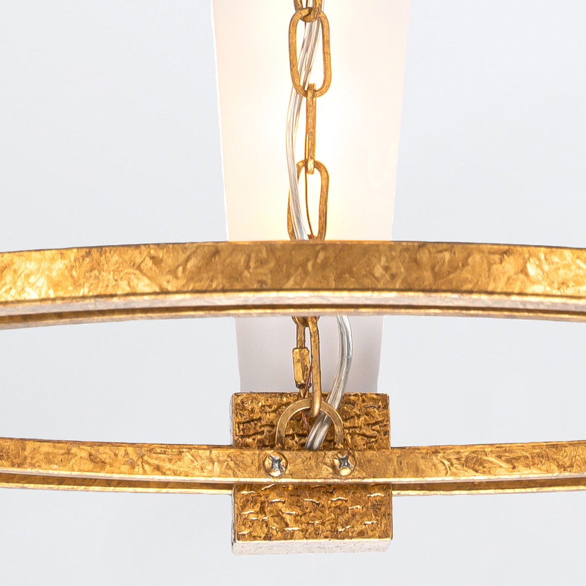 Gilded Nola Kristy 3světelný lustr antique gold