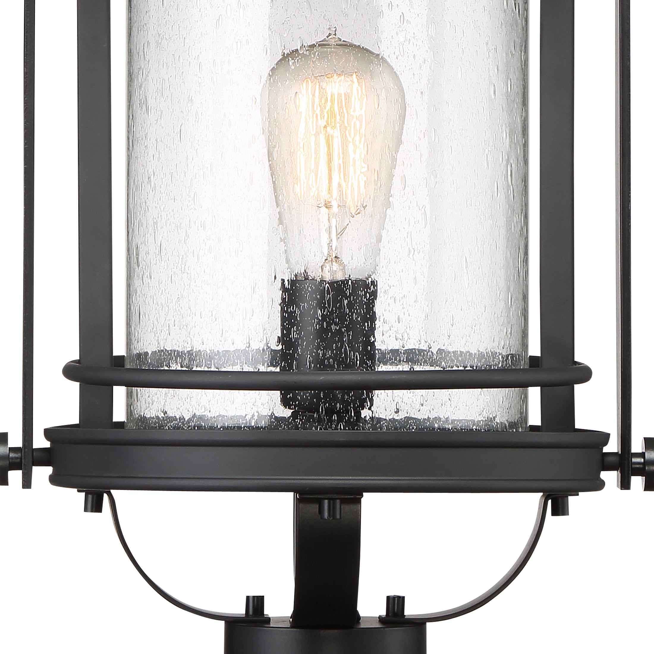 Quoizel Booker venkovní sloupková lampa mystic černá