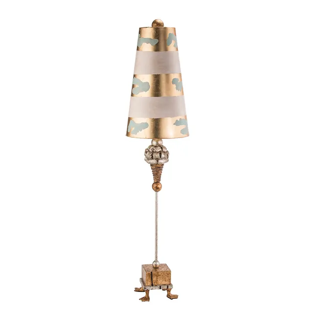 Gilded Nola Pompadour Luxe stolní lampa vysoká 102 cm
