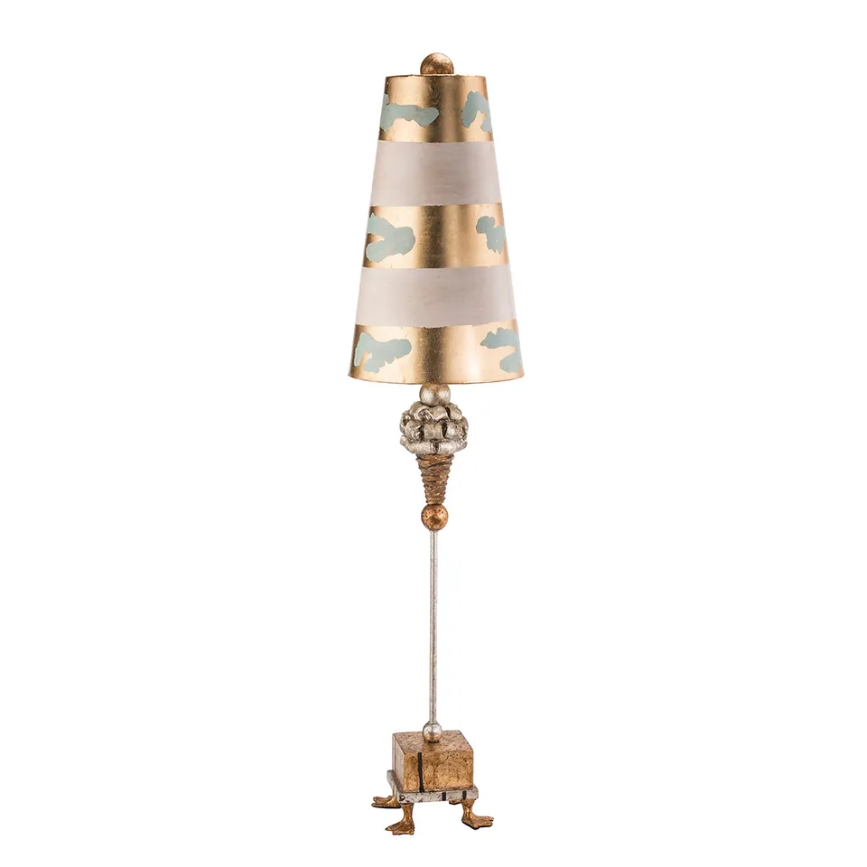 Gilded Nola Pompadour Luxe stolní lampa vysoká 102 cm